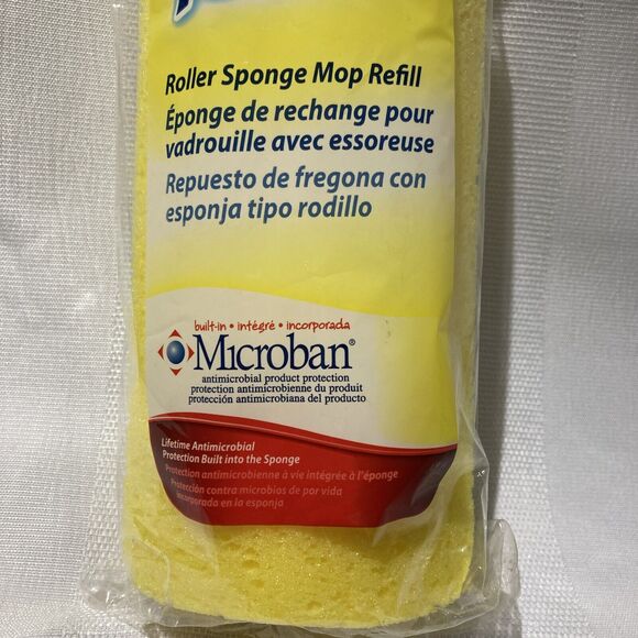 Quickie Clean Results Refill Microban‎ Roller Sponge Mop model #058BCRMB Type M - Picture 4 of 9